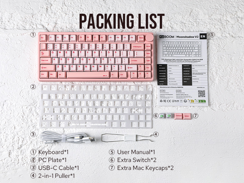 新品 KiiBOOM Moonshadow 81 キーボードベアボーンキット KiiBoom Moonshadow 81 : Custom Mechanical Keyboard Review - YouTube